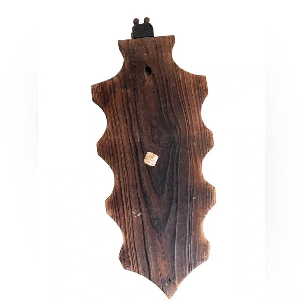 Primitive antique wood wall hanging made in Spain - Picture 4 of 4
